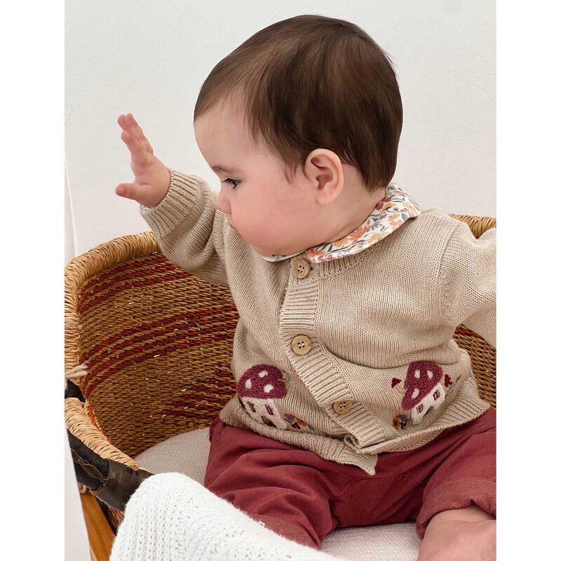 Purebaby Toadstool Cardigan image number 1